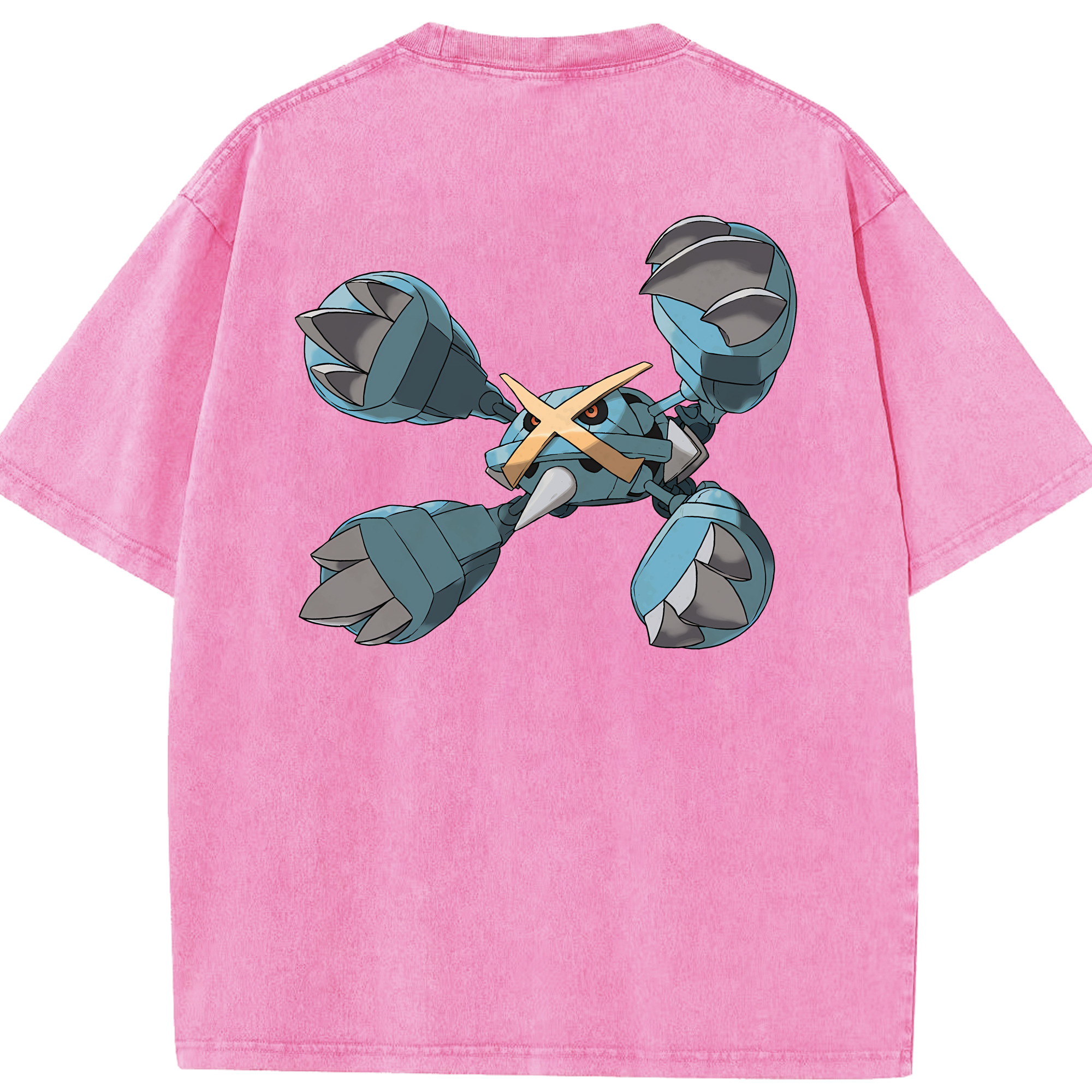 （画像用） ポケットモンスター Pokémon 綿100% ヴィンテージ風 半袖Tシャツ（背面プリント）